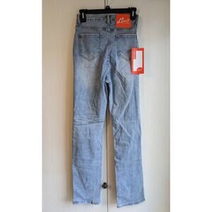 Bzof Women's Skinny Blue Straight Leg Eco Environment Friendly Jeans Size 0-2